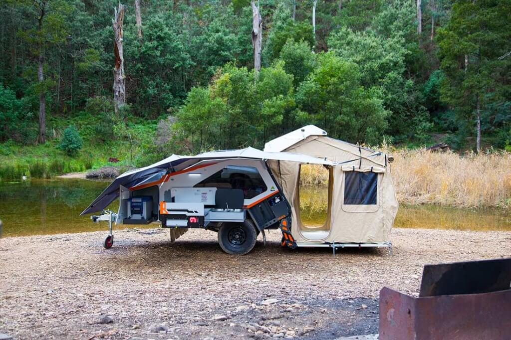 TVAN MK5 TRACK TRAILER Camping Trailers 