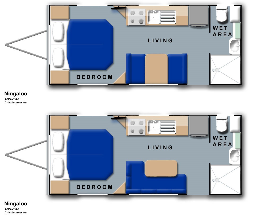 Off-Road - 5.9m Model EXPLOREX CARAVANS Caravans Range - George Day ...